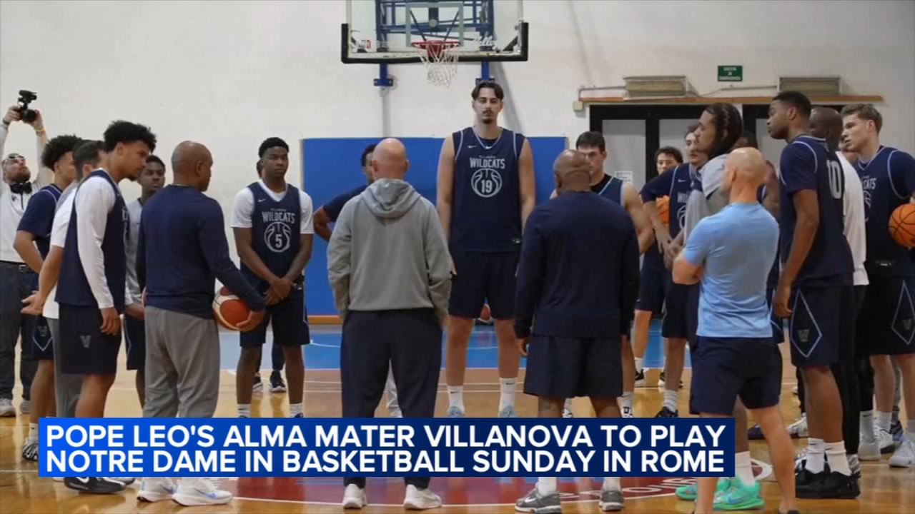 Pope Leo's alma mater Villanova to open college basketball season against Notre Dame in Rome
       — Wheaton Sports news